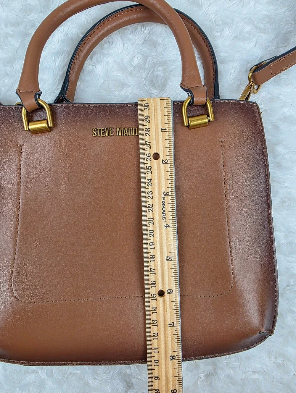 Steve Madden Brown Satchel Handbag